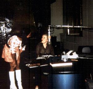 Studio de Radio Andorre, photo Aout 1971